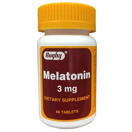 Major & Rugby Pharmaceuticals Melatonin Tablets, 3mg, 1440PK 80681-0085-00